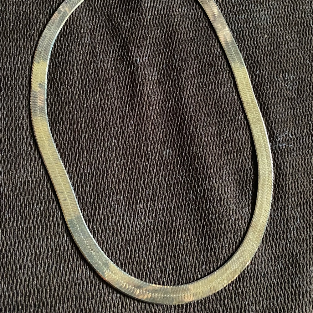 Sterling silver gold plated givenchy chain